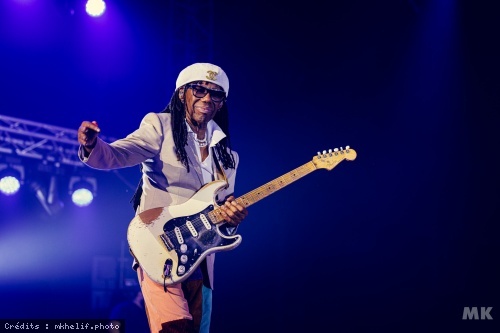 Toby Lee, Dave Stewart, Marcus Miller, Nile Rodgers (Guitare en Scène 2024) en concert